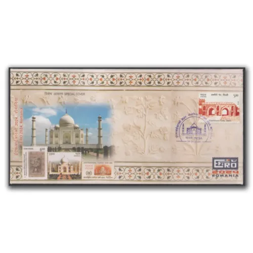 2024 Romania EFIRO Philatelic Exhibition Taj Mahal Special Cover
