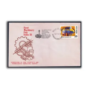 1978 Bangalore Food Machinery Fair India (Better Food for the People) Special Cover