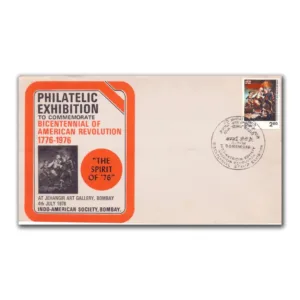 1976 Bombay Bicentennial of American Revolution Special Cover