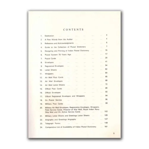 1973 Encyclopedia of Indian Postal Stationery by Manik Jain