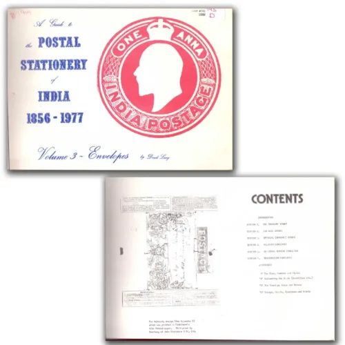 A Guide to the Postal Stationery of India Vol. I, II & III by Derek Lang - Image 3