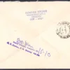 1989 East Germany Miniature Paintings (Mahavir, Ragini and Asavari) 3v Stamp Postally on cover to India - Image 2