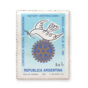 1983 Argentina Rotary 1v Stamp