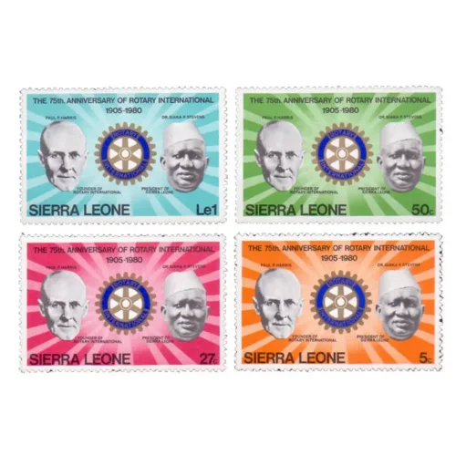 1980 Sierra leone Rotary 4v Stamp