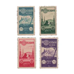 1955 Syria Rotary 4v Stamp