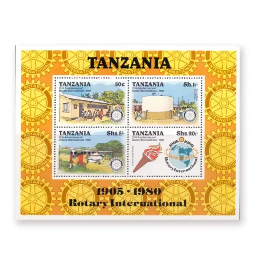 1980 Tanzania Rotary S/Sheet