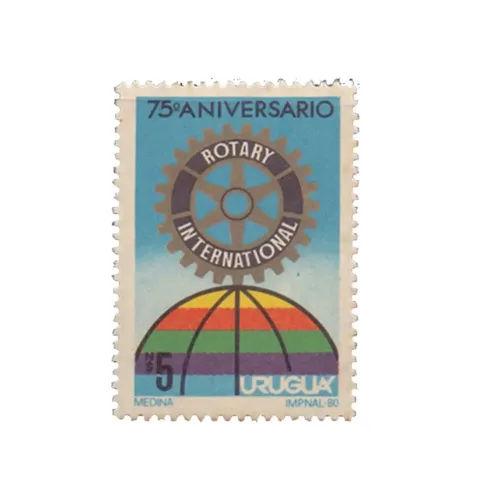 1980 Uruguay Rotary 1v Stamp