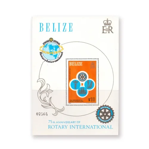 1981 Belize Rotary S/Sheet