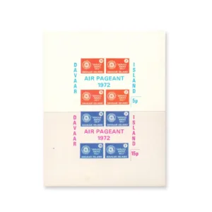 1977 Davaar Island Rotary Pagent 2v Stamp Imperf