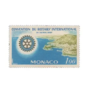 1967 Monaco Rotary 1v Stamp