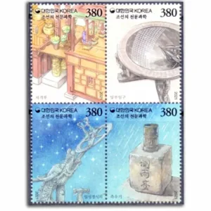 2021 South Korea Astronomy of the Joseon Dynasty 4v Stamp
