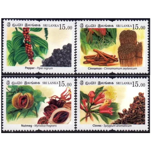 2019 Spices of Sri Lanka 4v Stamp