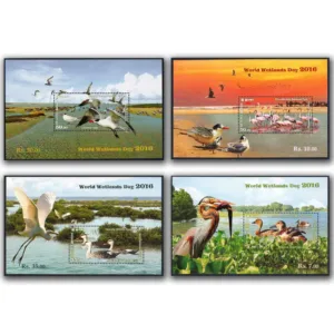 2016 Sri Lanka World Wetland Day Miniature Sheet (Set of 4)