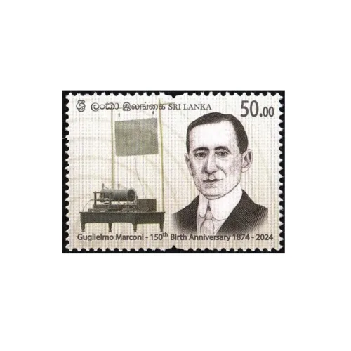 2024 Sri Lanka Guglielmo Marconi - 150th Birth Anniversary 1v Stamp