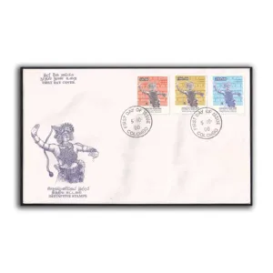 2000 Sri Lanka Definitive Stamps 3v Stamp on FDC
