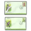 2021 Endemic Birds of Sri Lanka 6v Stamp on 6 FDCs - Image 3