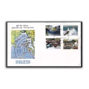 2005 Sri Lanka 9.0 Tsunami 4v Stamp on FDC