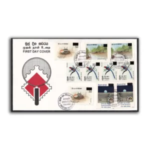2005 Sri Lanka Definitive Stamp Surcharged Overprint 4v Stamp on FDC