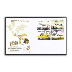 2012 Sri Lanka Aviation Centenary 4v Stamp on FDC