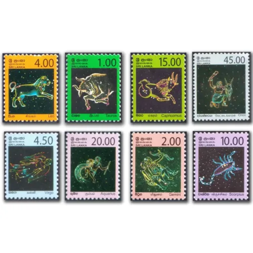 2007 Sri Lanka Definitive Series Constellations 16v Stamp
