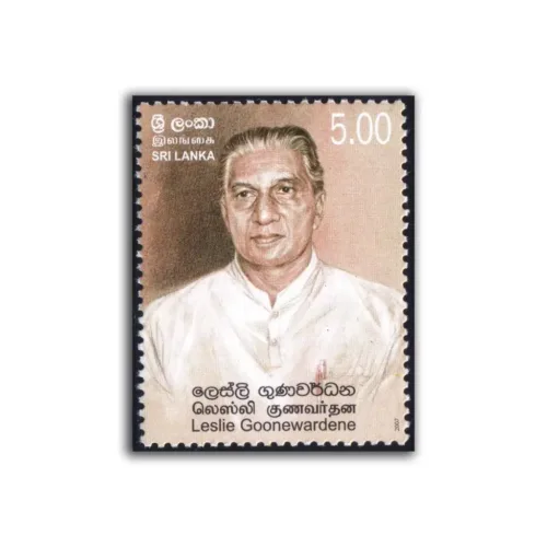 2007 Sri Lanka Leslie Goonawardene 1v Stamp