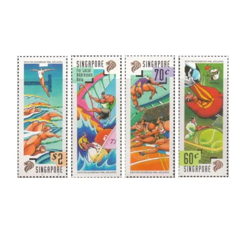 1996 Singapore XXVI Olympiad 4v Stamp