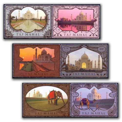 2014 United Nations World Heritage Sites Series No. 2 Taj Mahal 6v Stamp