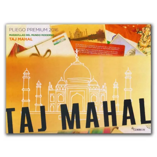 2016 Spain Wonders of the Modern World Taj Mahal Presentation Pack