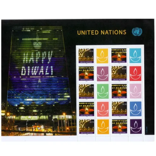 2018 UN Diwali Stamp Sheet