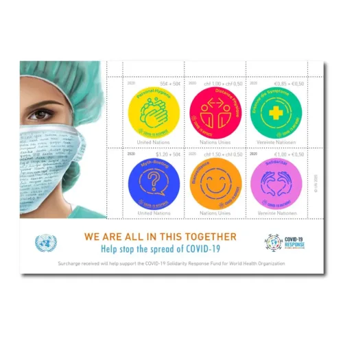 2020 UN Help Stop the Spread the Covid-19 Miniature Sheet