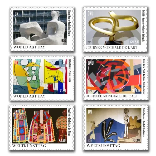 2023 UN World Art Day 6v Stamp