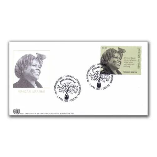 2022 UN Wangari Maathai 1v Stamp on FDC