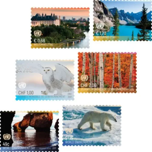 2017 UN World Environment Day 6v Stamp