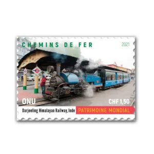2021 UN World Heritage Darjeeling Railway 1v Stamp