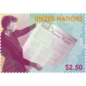 2019 UN 70th Anniversary of Universal Declaration of Human Rights 1v stamp