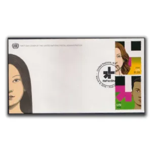2016 UN Women He For She 2v Stamp on FDC