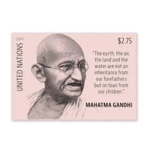 2019 UN 150th Anniversary of Mahatma Gandhi 1v Stamp