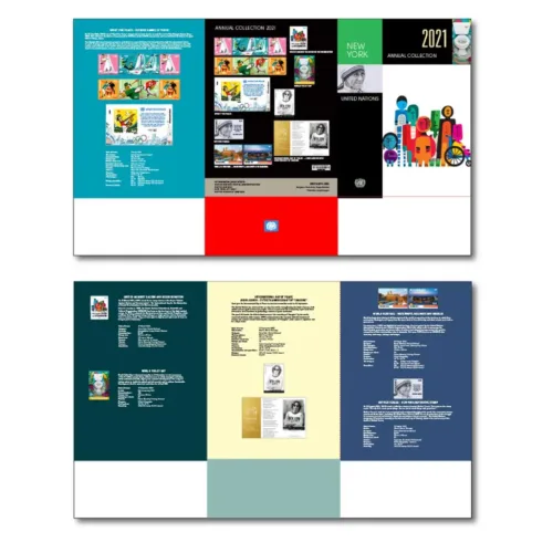 2021 UN Stamp Collection Year Pack - Image 2