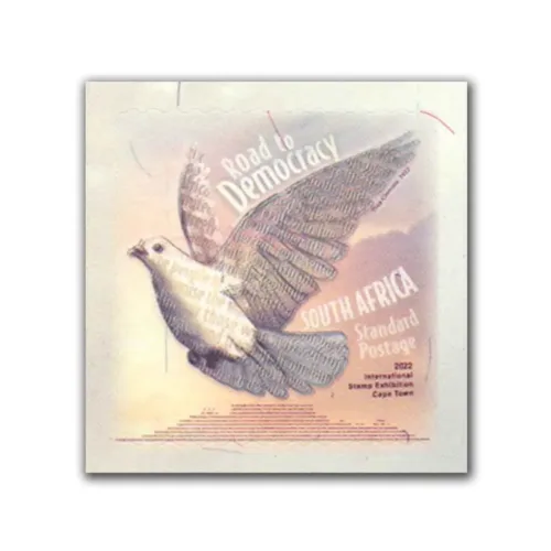 2022 South Africa Road to Democracy  Stamp Exhibition 1v Stamp