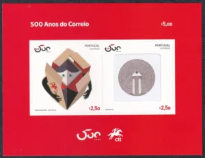 2020 Portugal About Time for Hope with Graphene affixed and NFC Technology Miniature Sheet